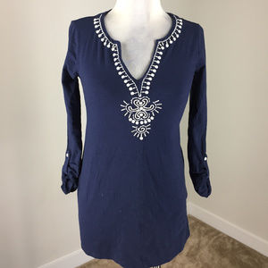 Robe T-shirt Lilly Pulitzer En Coton Pima Imprimé Oiseaux - Taille XS - Occasion Très Bon état